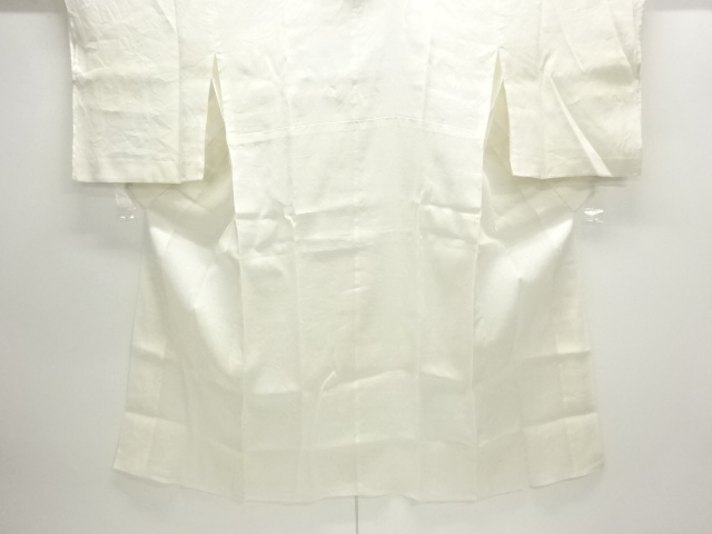 アンティーク　本麻すかし織芝草に萩模様長襦袢